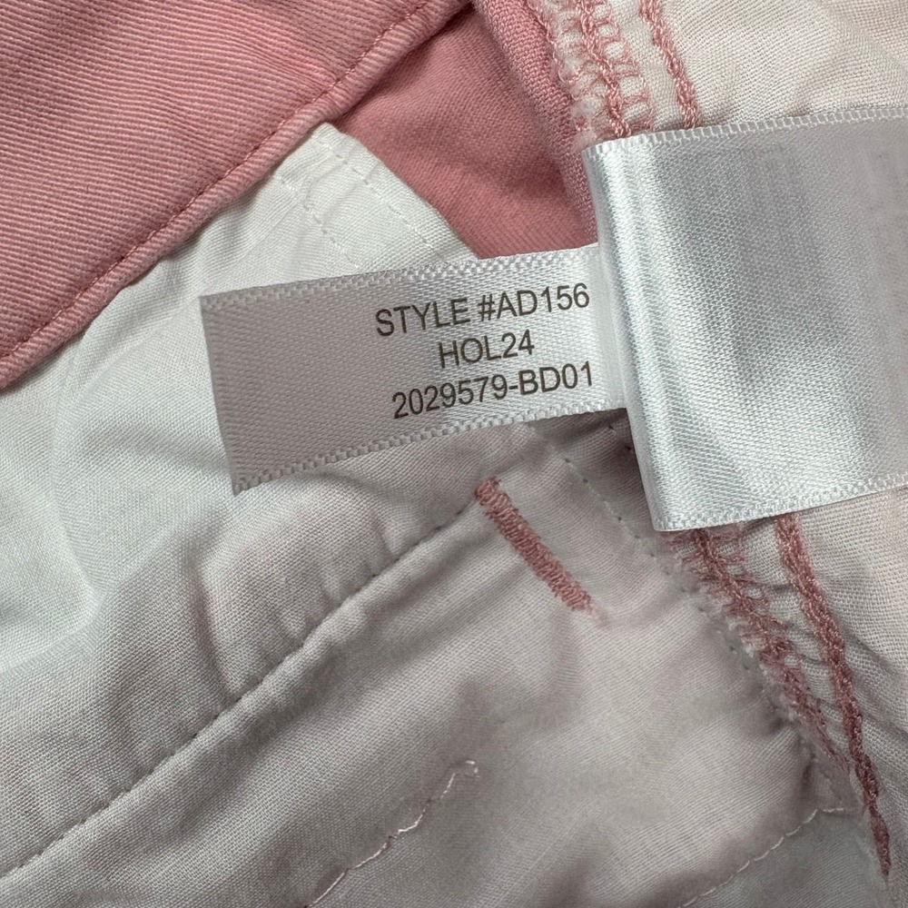 J.Crew Pink/Salmon High-Rise Girlfriend Chino Cropped Pants Women 10 Barbiecore - Picture 6 of 8
